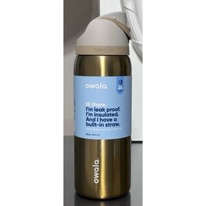 Owala SPECIAL EDITION 32oz FreeSip Water‎ Bottle, METALLIC GOLD